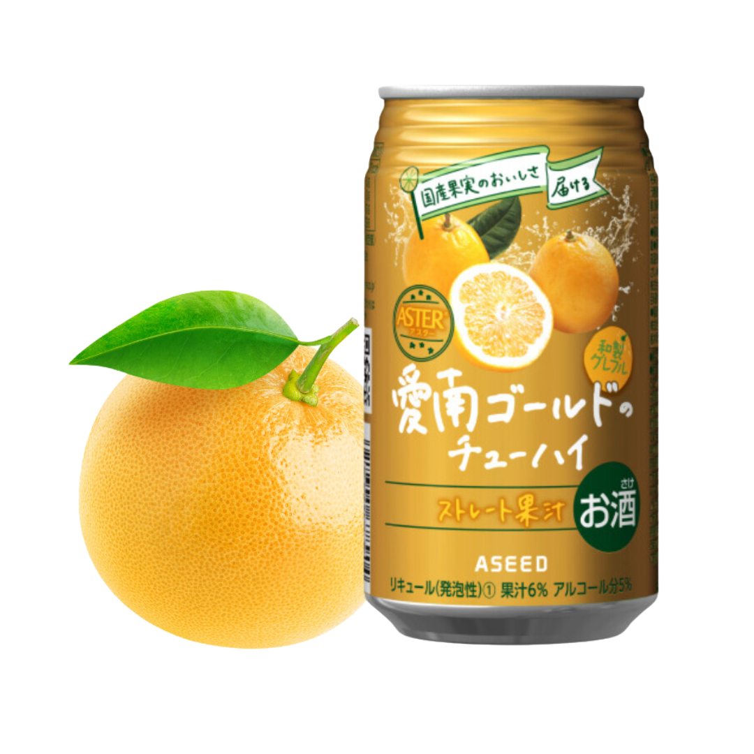 ASTER Ainan Gold (Grape Fruit) Chuhai 350ml x 24ea