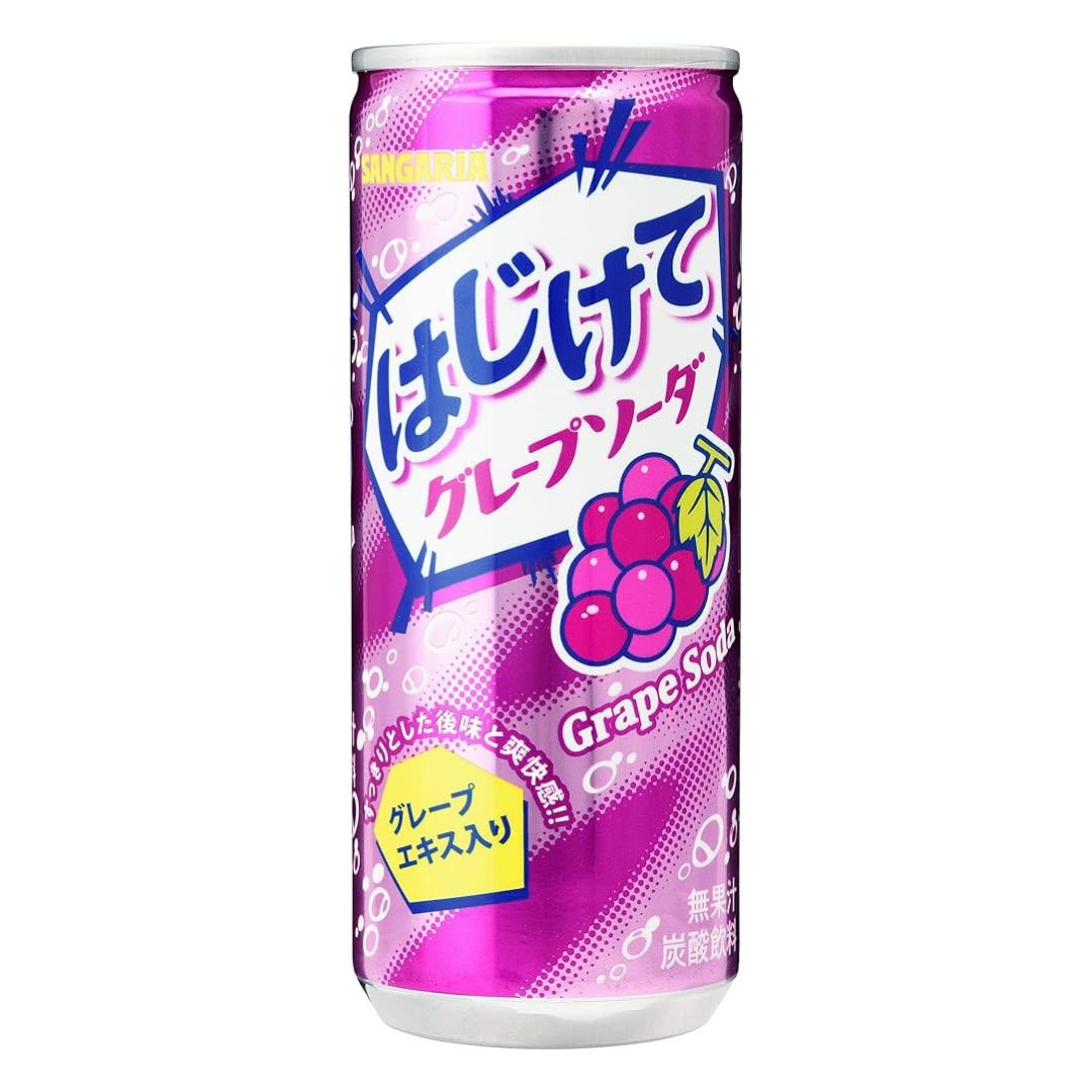 SANGARIA Hajikete Grape Soda 250g (30ea)