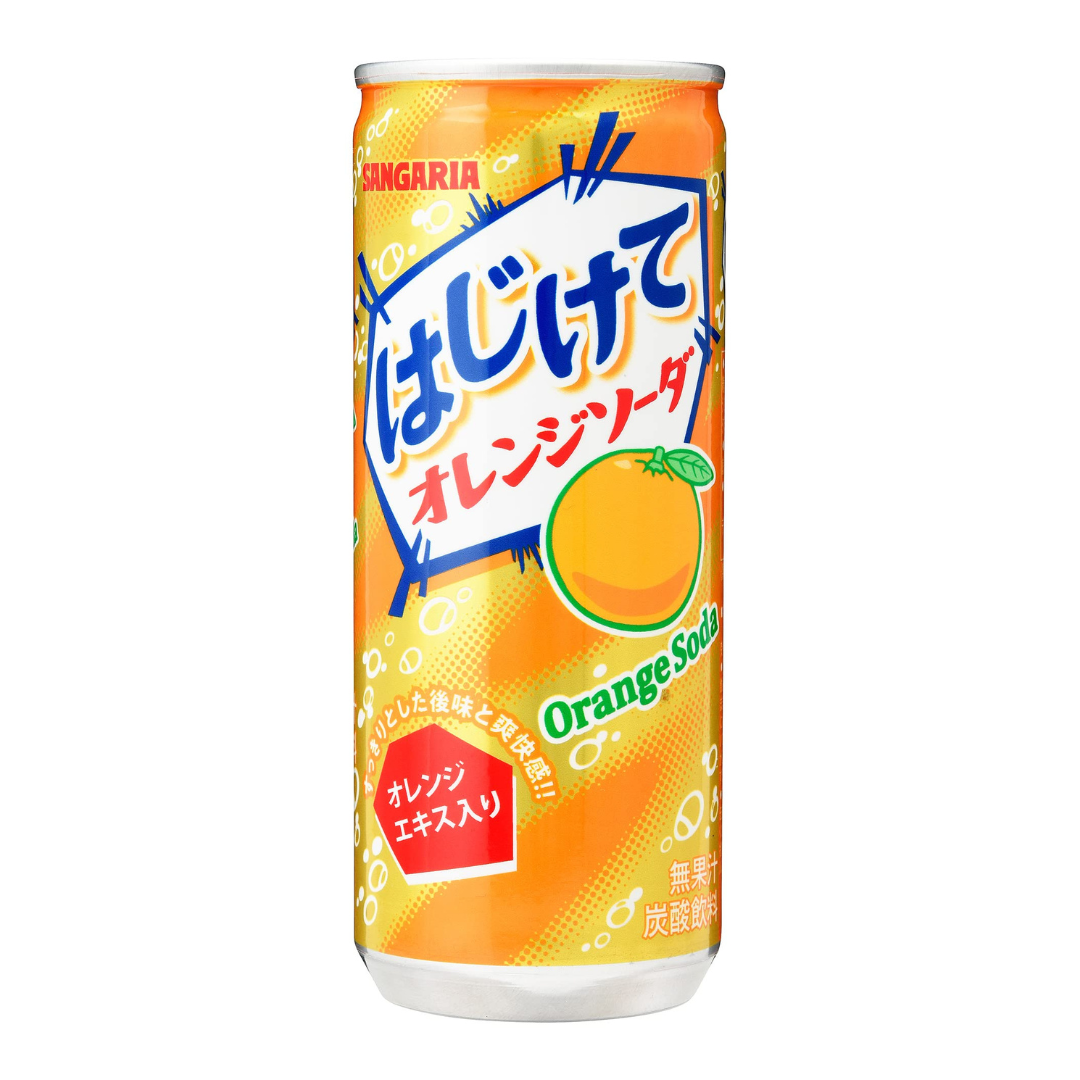 SANGARIA Hajikete Orange Soda 250g (30ea)