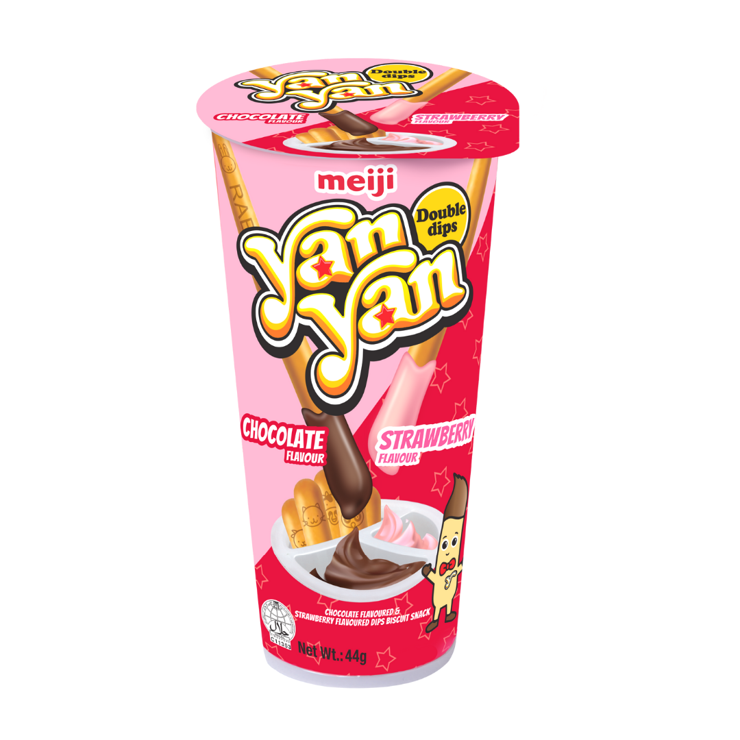 Yan Yan Chocolate & Strawberry 44g