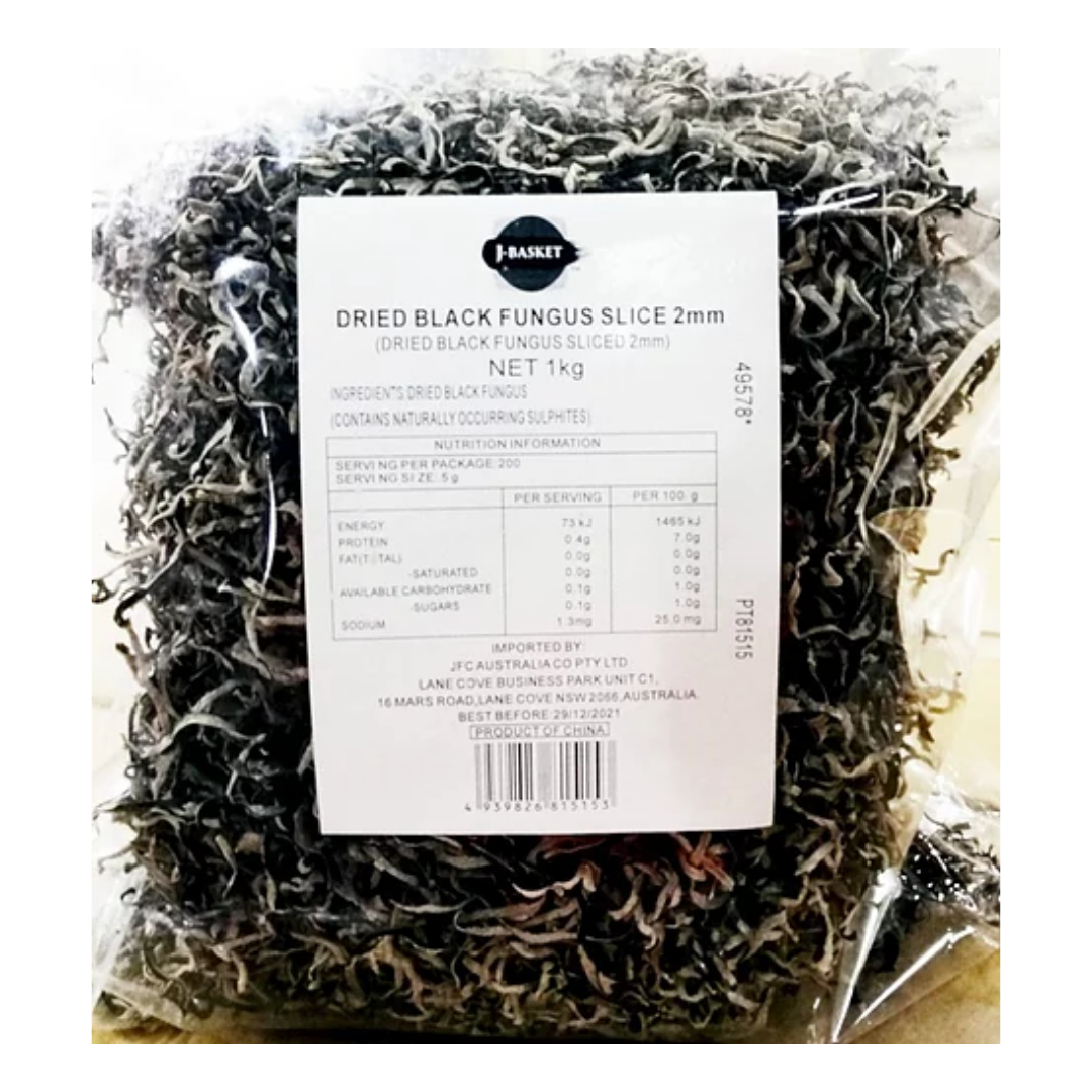 Dried Sliced Kikurage 1kg