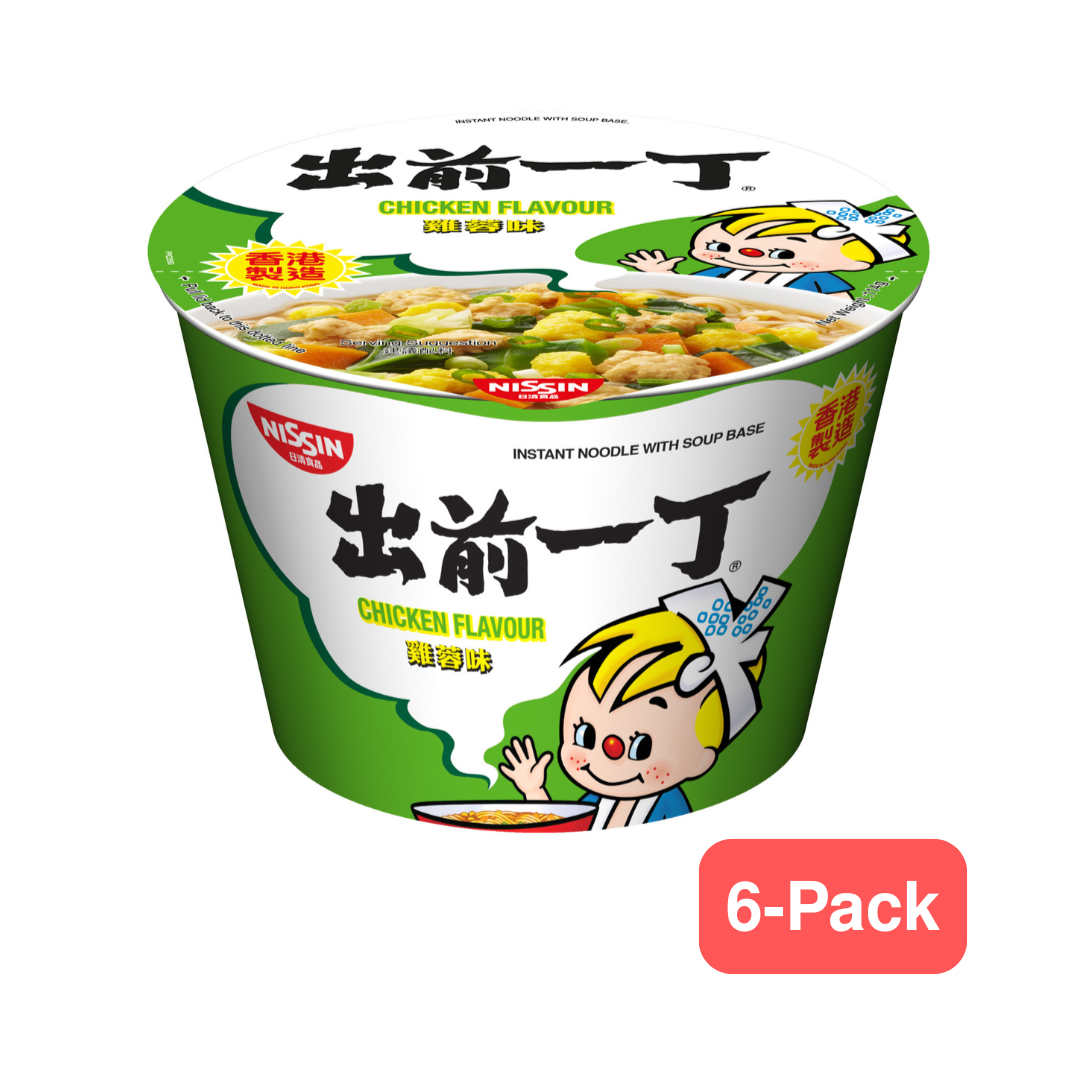 NISSIN Chicken Flavour Bowl 118g×6pc