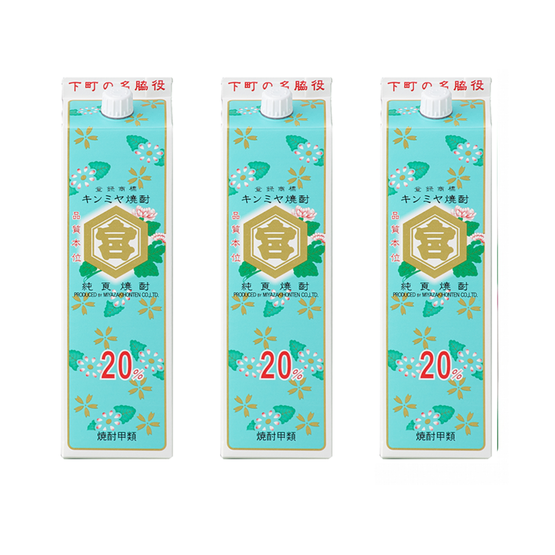 KINMIYA Shochu Pack 1.8L x 3ea