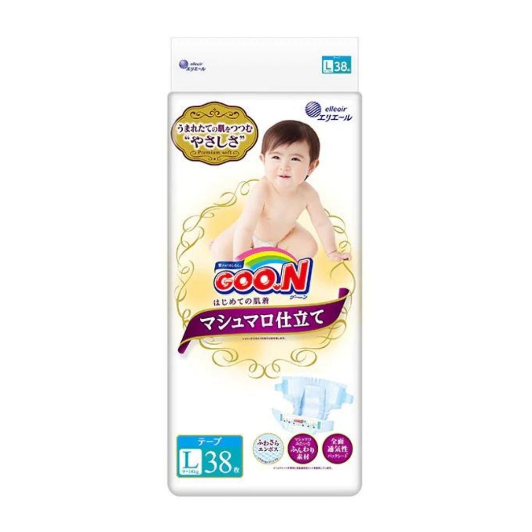 GOON Premium L size (9-14kg)  38pc