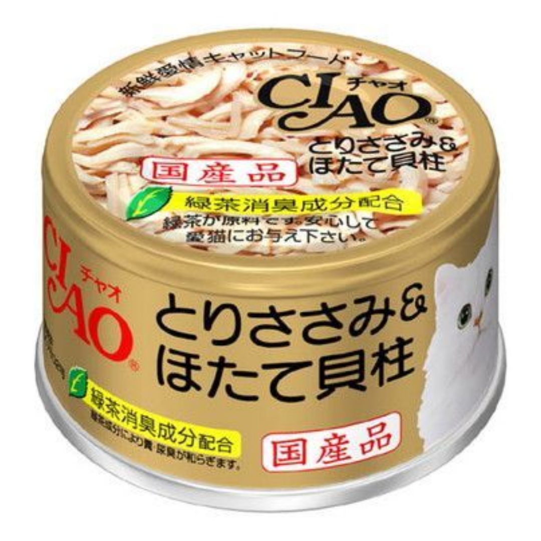 CIAO Chicken and Scallop 85g