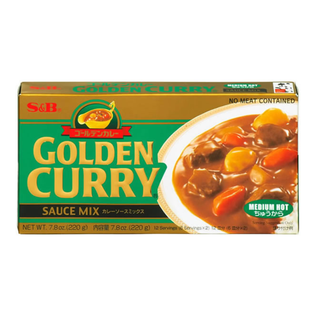 Golden Curry J Medium Hot 220g