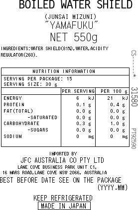 YAMAFUKU Junsai Mizuni 550ml