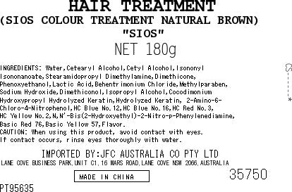 SYOSS Color Treatment Natural Brown 180g
