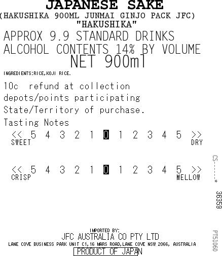 HAKUSHIKA Jungin Pack 900ml x 6