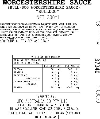 BULLDOG Worcester Sauce 300ml