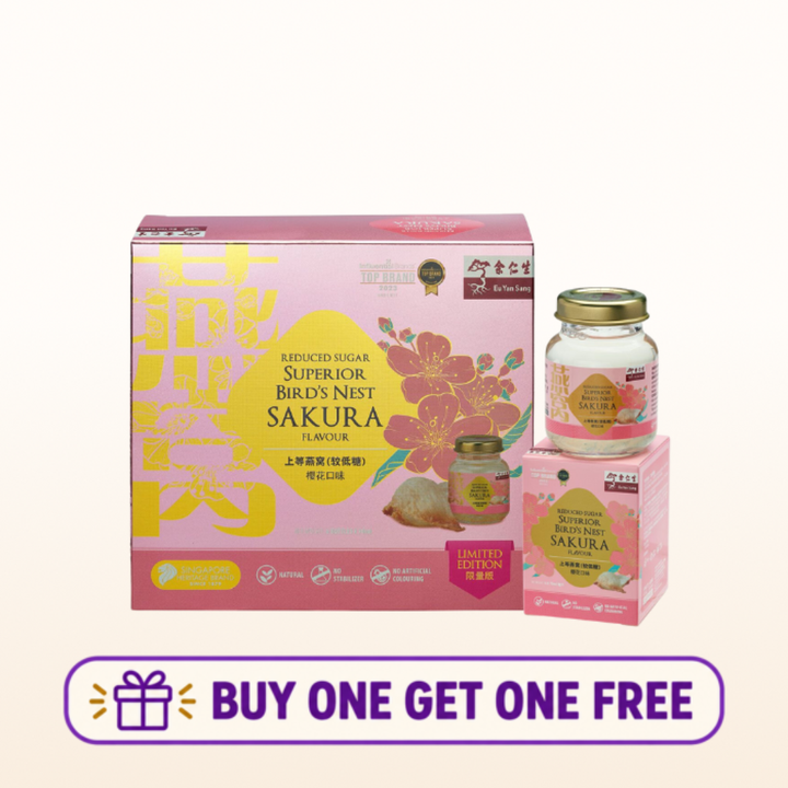 EYS Superior Bird's Nest Sakura 70ml×6ea (BBD: 20/Nov/2026) – Buy 1 Get 1 Free