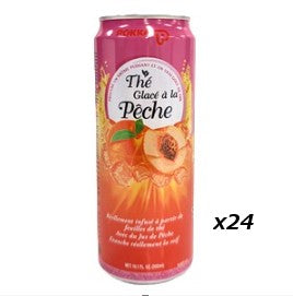 POKKA Peach Tea Sleek Can x 24ea