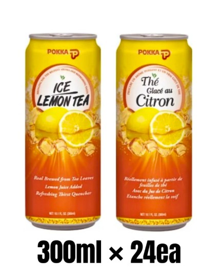 POKKA LEMON Tea Sleek Can x 24ea