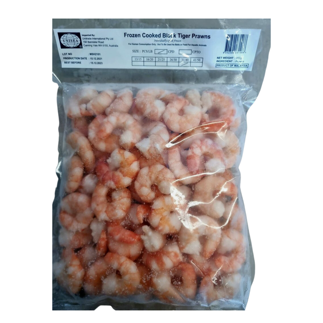 Cooked Tiger Prawn Meat 800g