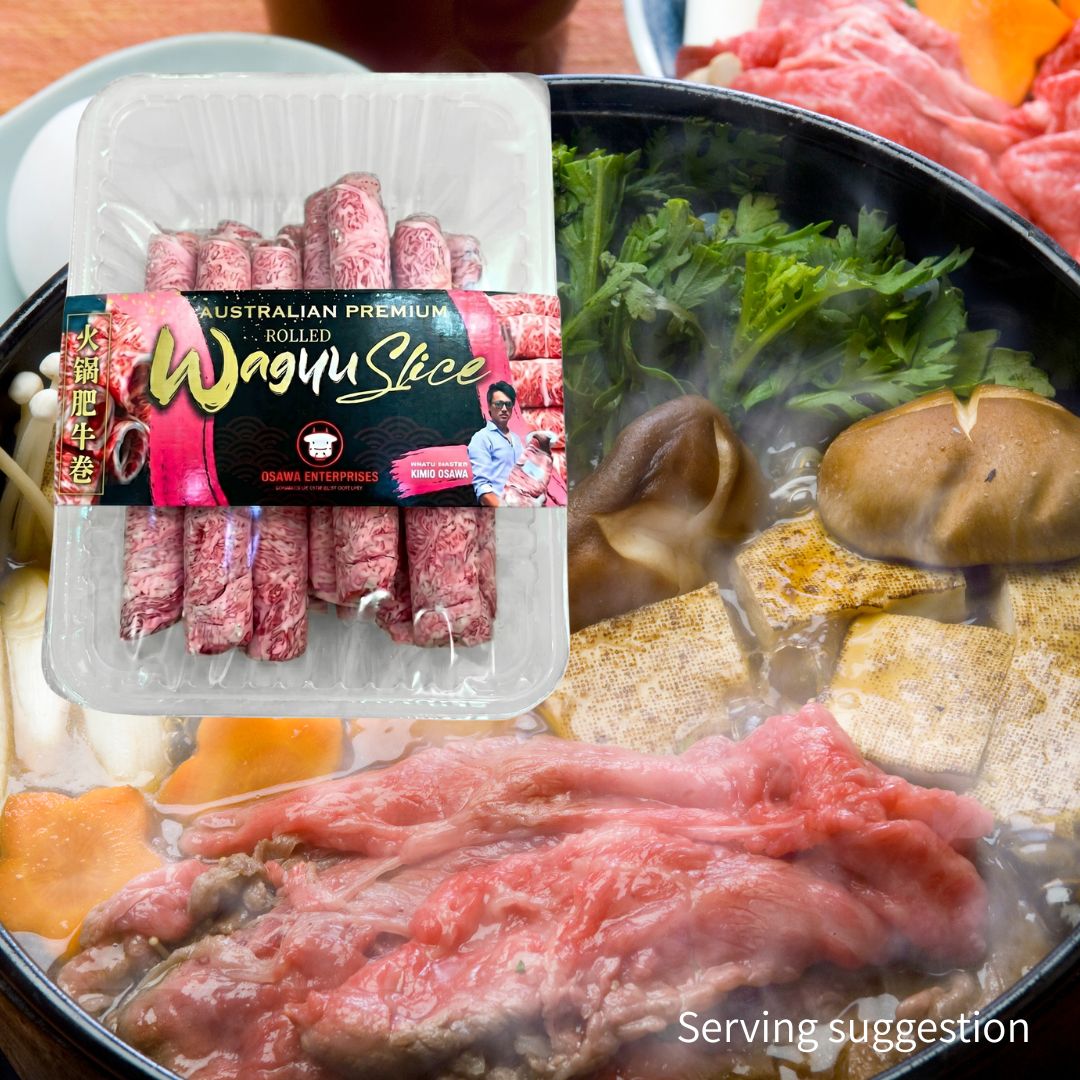 AU Premium Wagyu Rolled Slice 250g