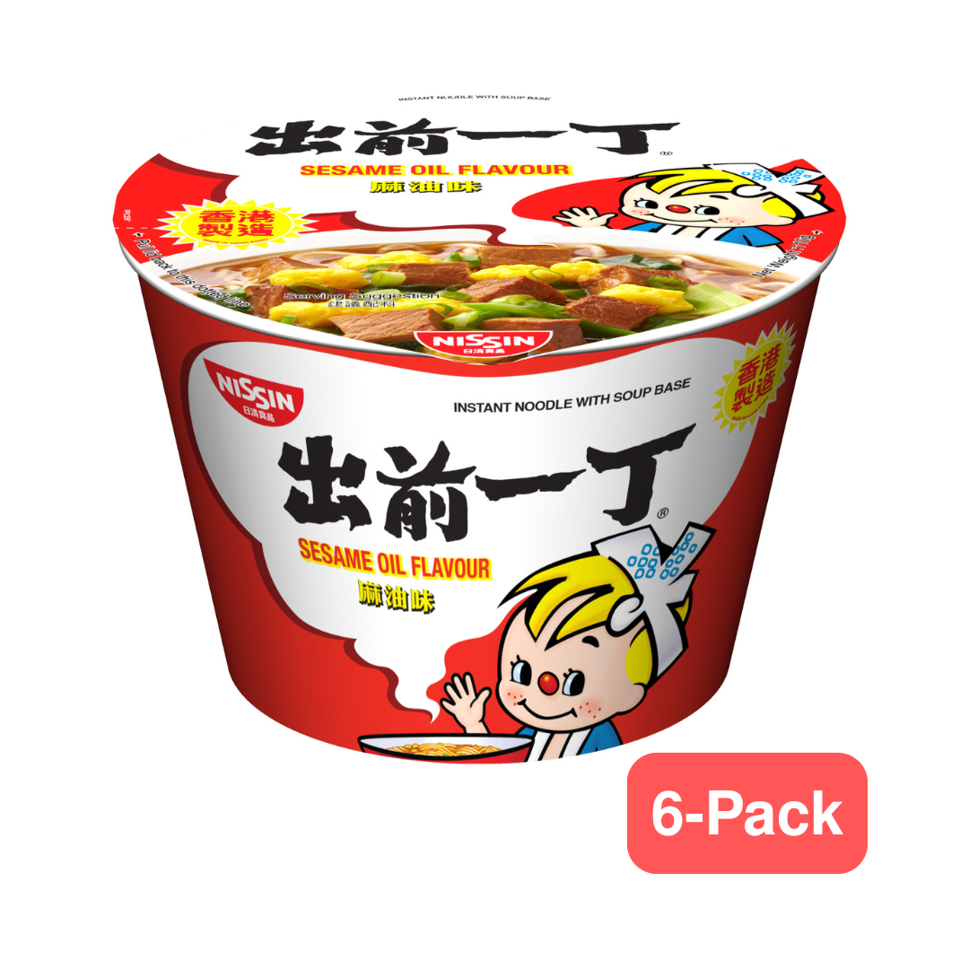 NISSIN Sesame Oil Flavour Bowl 110g×6pc