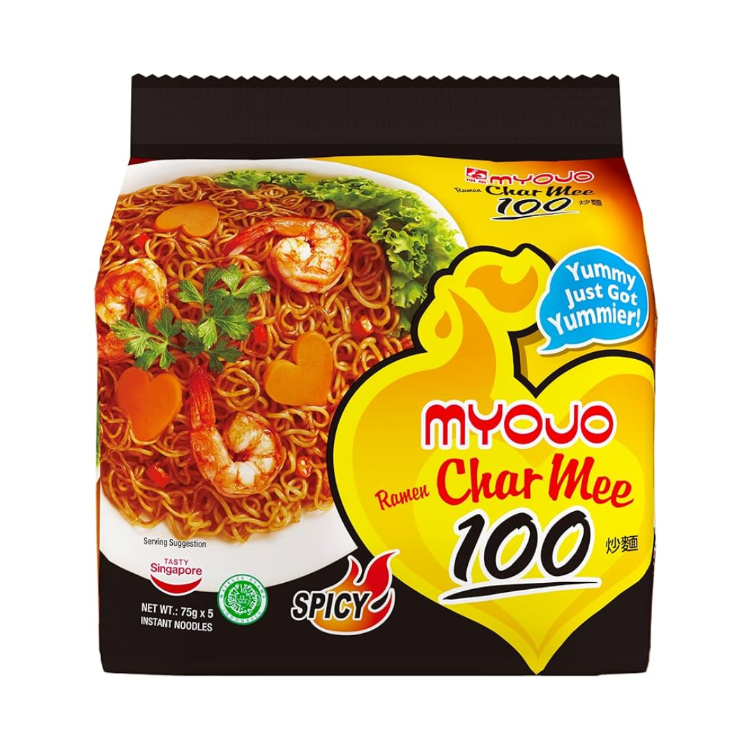 MYOJO Char Mee 100 (spicy) 5pks 375g