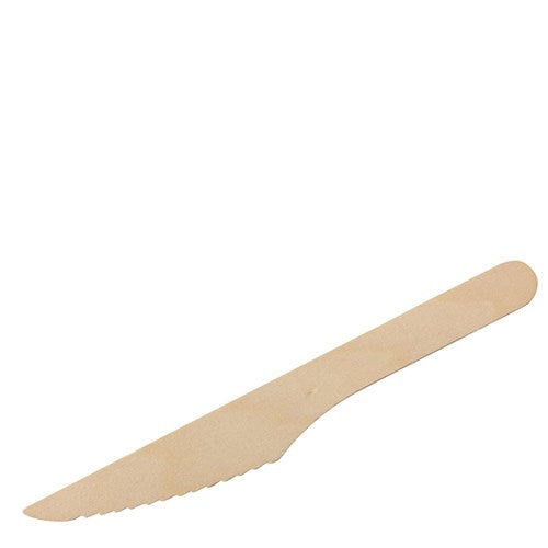 Wooden Knife 165mm 100pc