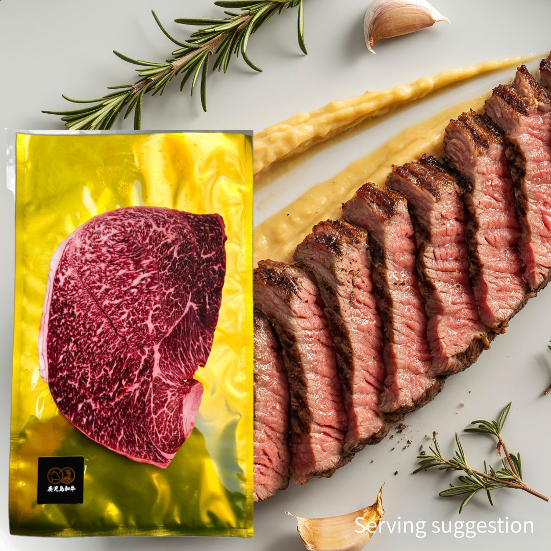 Japanese A5 Wagyu Round Sizzle Steak 200g Kagoshima