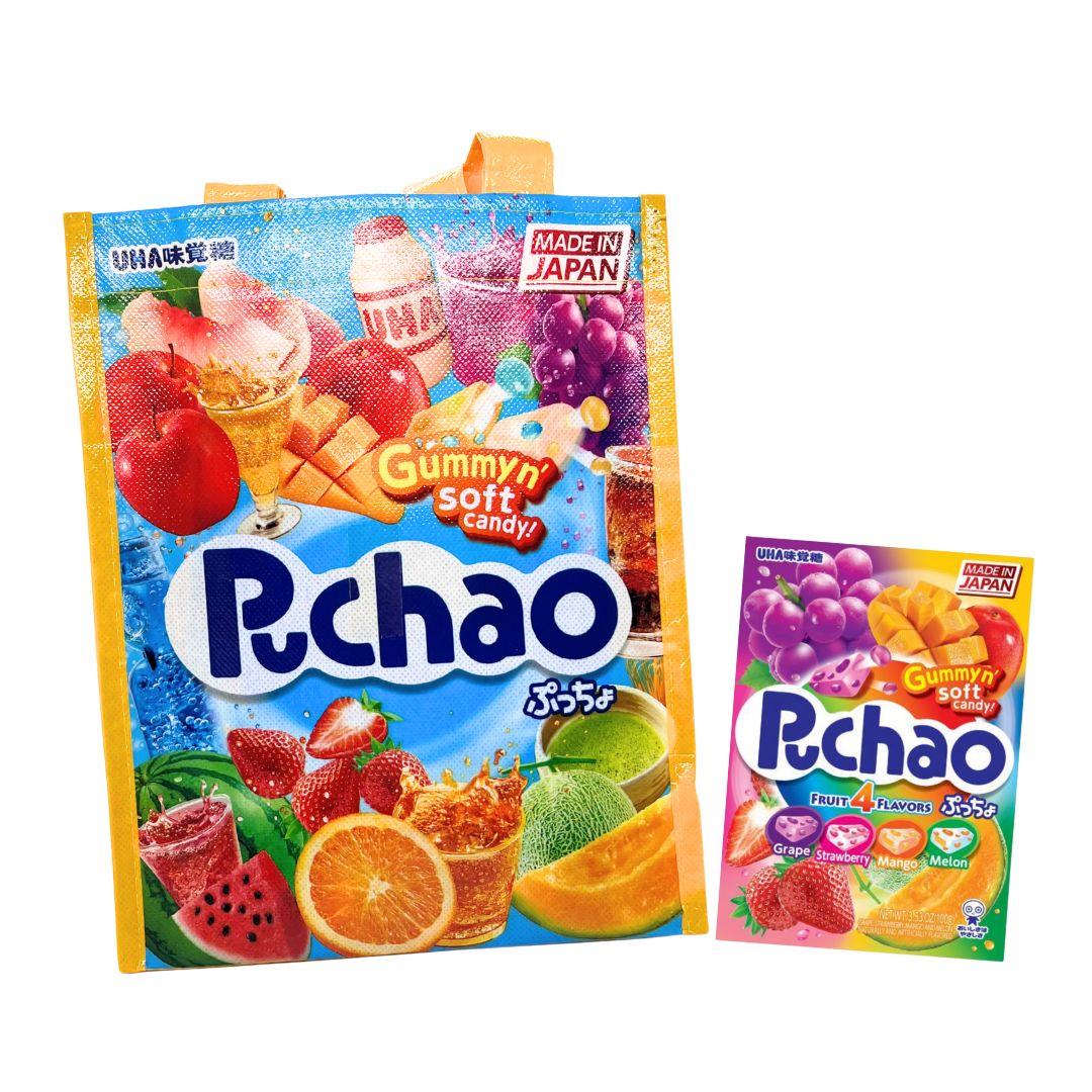Puchao Fruit 4 Flavours 100g with Free Puchao Bag