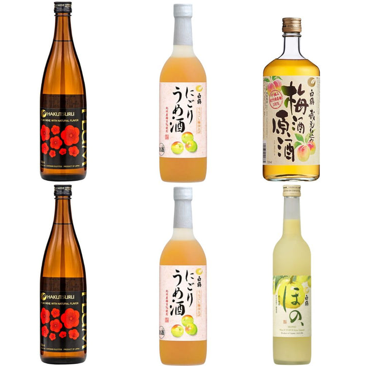 Hakutsuru Umeshu Assorted Set (6ea)