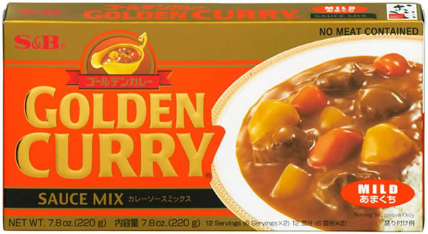 Golden Curry J Mild 220g