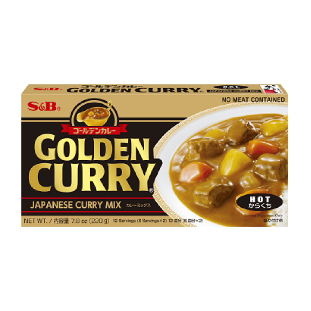 Golden Curry Mix Hot 220g