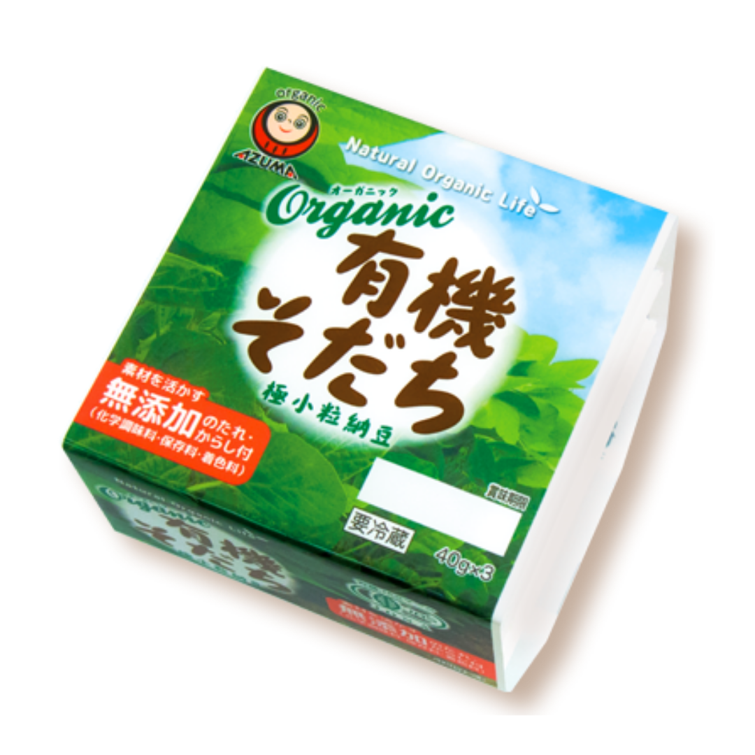 Yuuki Sodachi Organic Natto 3pc 135.6g