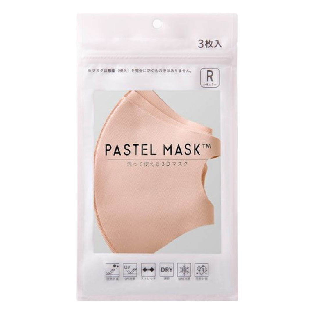 Pastel Mask Orange 3pc Regular
