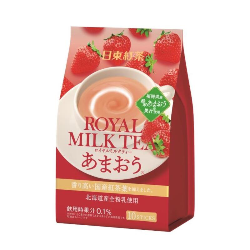 NITTOH BLACK TEA Amaou Strawberry 140g